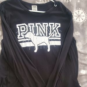 PINK Victoria's Secrect Bling long sleeve shirt